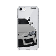 Load image into Gallery viewer, Silver MKV Toyota Supra - iPhone Case