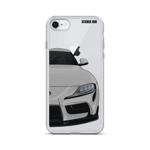 Silver MKV Toyota Supra - iPhone Case