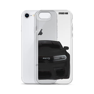 Black Charger Hellcat (Widebody) - iPhone Case