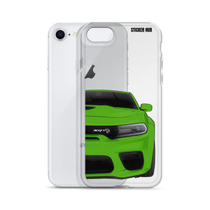 Green Charger Hellcat (Widebody) - iPhone Case