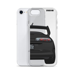 Black Toyota Supra - iPhone Case