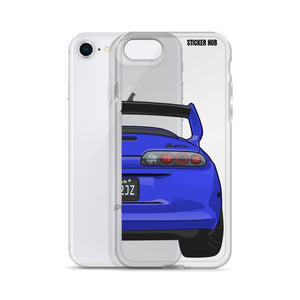 Blue Toyota Supra - iPhone Case