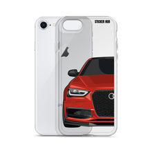 Load image into Gallery viewer, Volcano Red B8.5 Audi S4 - iPhone Case