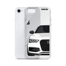 Load image into Gallery viewer, White B8.5 Audi S4 - iPhone Case