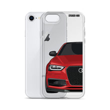 Load image into Gallery viewer, Misano Red B8.5 Audi S4 - iPhone Case