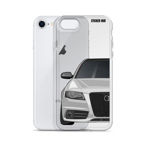 Silver B8 Audi S4 - iPhone Case