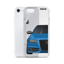 Load image into Gallery viewer, Sprint Blue B8 Audi S4 - iPhone Case