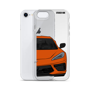 Sebring Orange C8 Corvette - iPhone Case