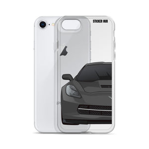 Gray C7 Corvette Stingray - iPhone Case