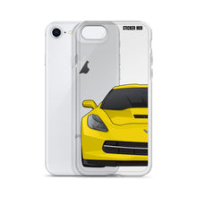 Load image into Gallery viewer, Velocity Yellow C7 Corvette Stingray - iPhone Case