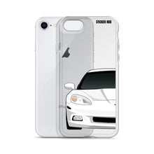 Load image into Gallery viewer, White C6 Corvette - iPhone Case