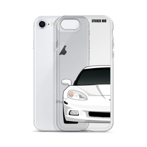 White C6 Corvette - iPhone Case