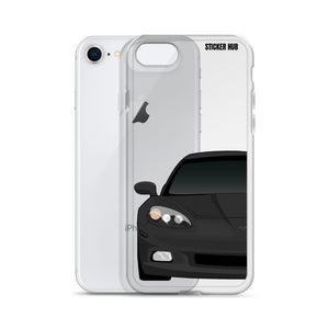 Black C6 Corvette - iPhone Case