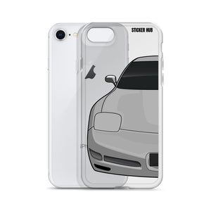 Silver C5 Corvette Z06 - iPhone Case