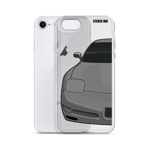 Pewter Gray C5 Corvette Z06 - iPhone Case