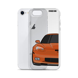 Atomic Orange C6 Corvette Z06 - iPhone Case