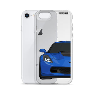 Laguna Blue C7 Corvette Z06 - iPhone Case