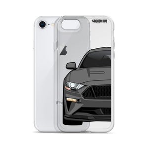 Gray 18-21 Mustang 5.0 - iPhone Case