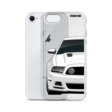 Load image into Gallery viewer, White 13-14 Mustang 5.0 - iPhone Case