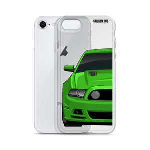 Green 13-14 Mustang 5.0 - iPhone Case