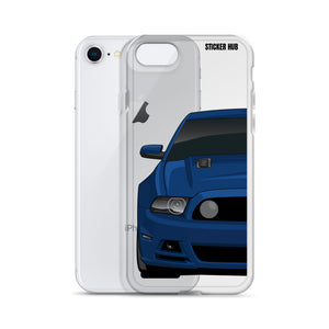 Kona Blue 13-14 Mustang 5.0 - iPhone Case