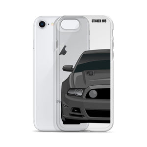 Gray 13-14 Mustang 5.0 - iPhone Case