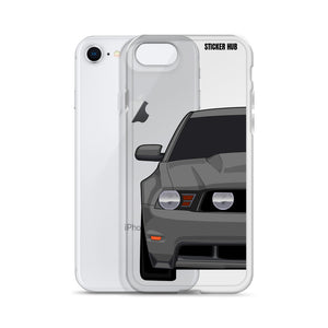 Gray 11-12 Mustang 5.0 - iPhone Case