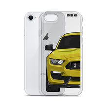 Load image into Gallery viewer, Yellow Mustang GT350 - iPhone Case