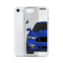 Load image into Gallery viewer, Deep Impact Blue 15-17 Mustang 5.0 - iPhone Case