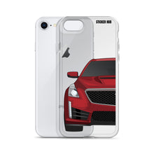 Load image into Gallery viewer, Red Cadillac CTS-V - iPhone Case