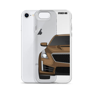 Bronze Sand Cadillac CTS-V - iPhone Case