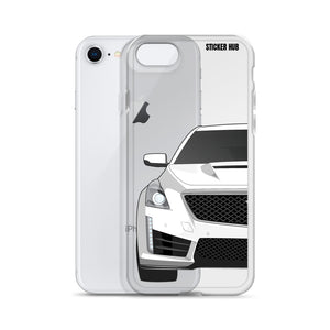 White Cadillac CTS-V - iPhone Case