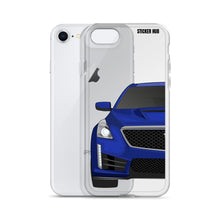 Load image into Gallery viewer, Wave Blue Cadillac CTS-V - iPhone Case