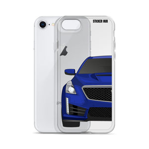 Wave Blue Cadillac CTS-V - iPhone Case