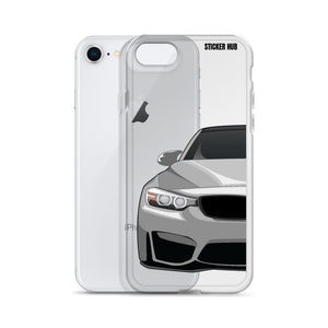 Silver BMW F80 - iPhone Case