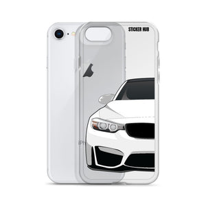 White BMW F80 - iPhone Case