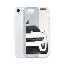 Load image into Gallery viewer, White 5th Gen Camaro ZL1 - iPhone Case