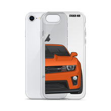 Load image into Gallery viewer, Inferno Orange 5th Gen Camaro ZL1 - iPhone Case