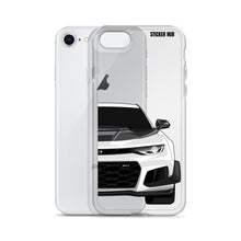 Load image into Gallery viewer, White 6th Gen Camaro ZL1 1LE - iPhone Case