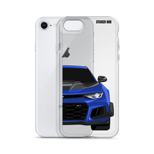 Load image into Gallery viewer, Hyper Blue 6th Gen Camaro ZL1 1LE - iPhone Case