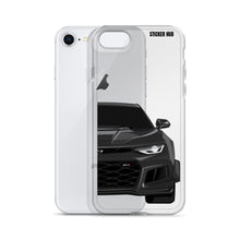 Load image into Gallery viewer, Black 6th Gen Camaro ZL1 1LE - iPhone Case