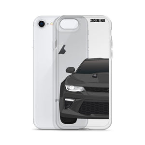 Gray 6th Gen Camaro SS - iPhone Case