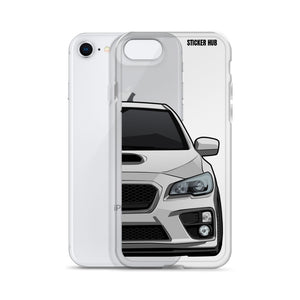 Silver 15-17 Subaru WRX STI - iPhone Case