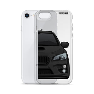 Black 15-17 Subaru WRX STI - iPhone Case