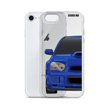 Load image into Gallery viewer, WR Blue Pearl 03-05 Subaru WRX STI - iPhone Case