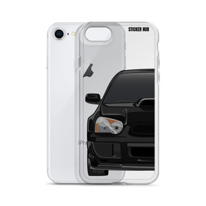 Black 03-05 Subaru WRX STI - iPhone Case