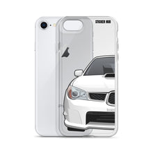 Load image into Gallery viewer, White 06-07 Subaru WRX STI - iPhone Case