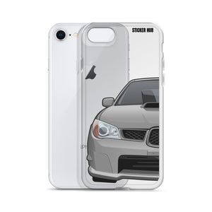 Crystal Grey 06-07 Subaru WRX STI - iPhone Case