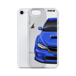 WR Blue 09-14 Subaru WRX STI - iPhone Case