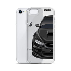 Black 09-14 Subaru WRX STI - iPhone Case